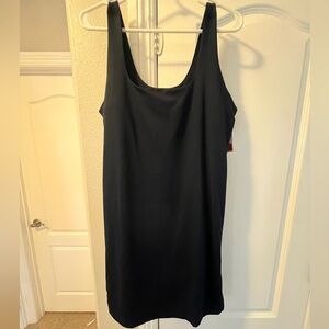 PowerSoft Square-Neck Athletic Dress - NAVY BLUE